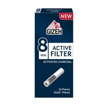 Фильтры для самокруток Gizeh Active Filter (8 мм/10 шт)