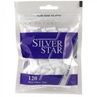 Фильтры для самокруток Silver Star Slim (6 мм/150 шт)