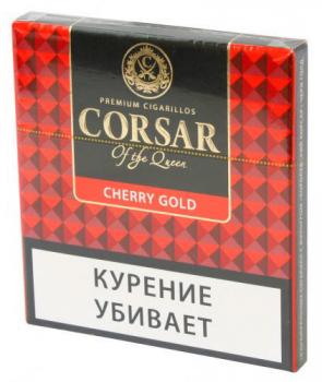 Сигариллы Corsar of The Queen Mini Cherry Gold (10 шт)