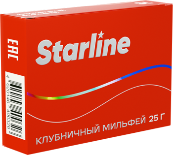 Табак для кальяна Starline Клубничный Мильфей (25 г)