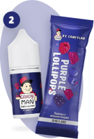 Жидкость CANDYMAN Purple Lollipops (20 мг/30 мл)