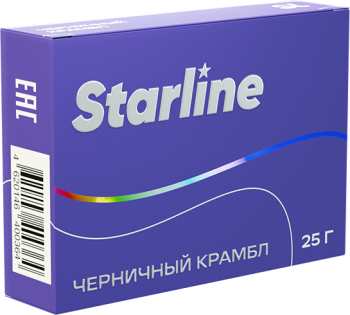 Табак для кальяна Starline Черничный Крамбл (25 г)