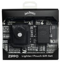 Подарочный набор зажигалка Zippo Jack Daniels® 48460 и кожаный чехол