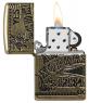 Зажигалка Zippo Antique Brass Ouija Board Design 49001