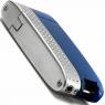 Зажигалка газовая Colibri Turbo Blue Lacquer & Satin Silver 389004