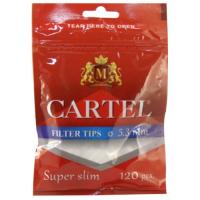 Фильтры для самокруток Cartel Tips Super Slim (5.3 мм/120 шт)