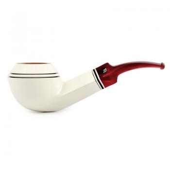 Курительная трубка Big Ben Maestro White Polish Red Stem 470