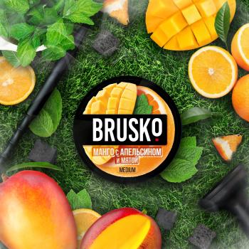 Кальянная смесь Brusko Манго с Апельсином и Мятой (50 г)