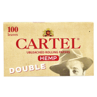 Бумага сигаретная Cartel Double Organic Hemp (100 шт)