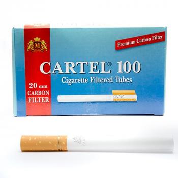 Гильзы сигаретные Cartel Carbon (100 шт)