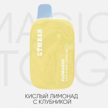 Одноразовый испаритель GTMBAR Flow Кислый Лимонад с Клубникой