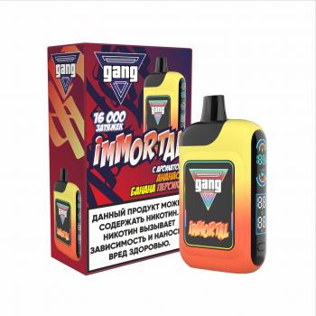 Одноразовый испаритель Gang IMMORTAL Ананас Банан Персик