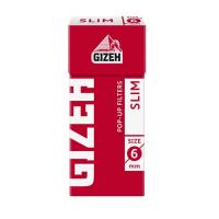 Фильтры для самокруток Gizen Slim Pop-Up (6 мм/102 шт)