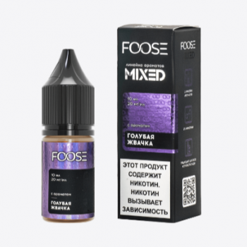 Жидкость FOOSE Mixed Голубая Жвачка (20 мг/10 мл)