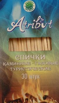 Спички Atribut каминные-туристические (30 шт)