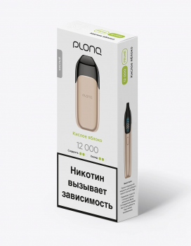 Одноразовый испаритель Plonq Prime Кислое Яблоко