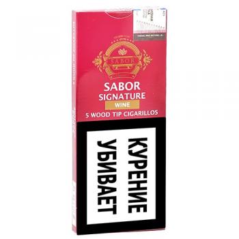 Сигариллы Sabor Signature Wood Tip Sweet Wine (5 шт)