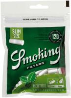 Фильтры для самокруток Smoking Slim Menthol (6 мм/120 шт)