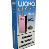 Одноразовый испаритель WAKA Light DM Свежая Клубника