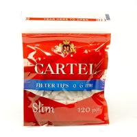 Фильтры для самокруток Cartel Slim (6 мм/120 шт)