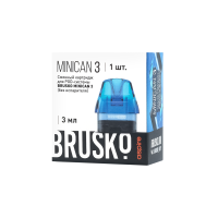 Сменный картридж Brusko Minican 3 синий (1 шт)