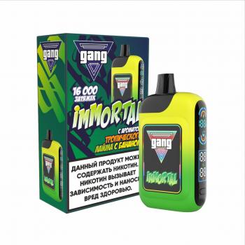 Одноразовый испаритель Gang IMMORTAL Тропический Лайм с Бананом