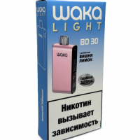 Одноразовый испаритель WAKA Light DM Вишня Лимон