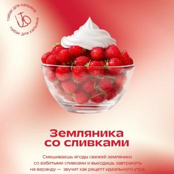 Табак для кальяна Starline Земляника со Сливками (25 г)